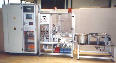 Fully automated test stand for reflux valves