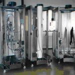 Pr&uuml;fstand f&uuml;r Duschtempel